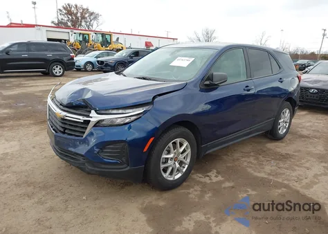 2022 Chevrolet Equinox Fwd Ls из США, поврежденный, VIN 3GNAXHEV7NS206331